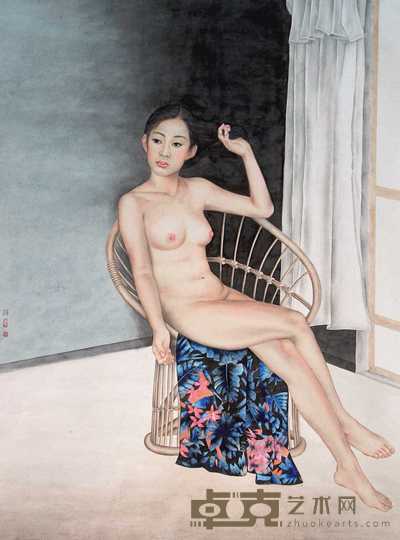 李乃蔚 人体 立轴 114×85cm